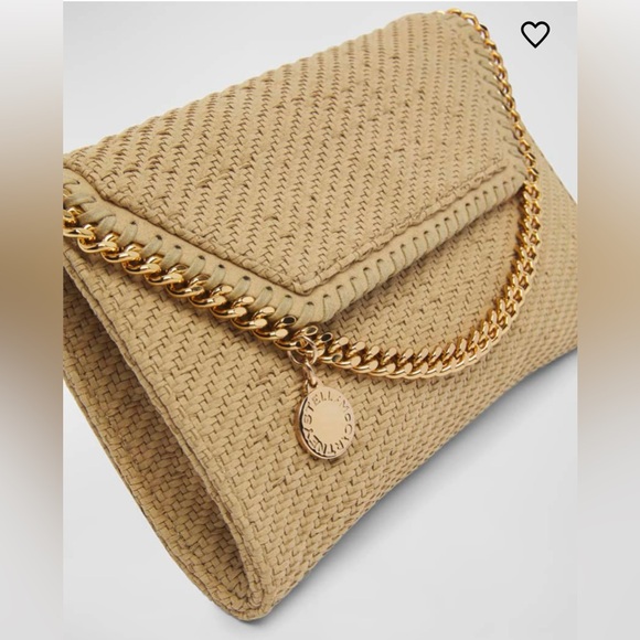 🎉🎉HP💃💃💃Stella McCartney NWT Falabella Mini Woven Vegan Suede Crossbody Bag - Picture 6 of 7